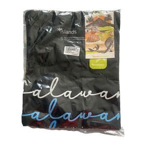 Islands Souvenirs Palawan Graphic Tee Black Size S New with Tags